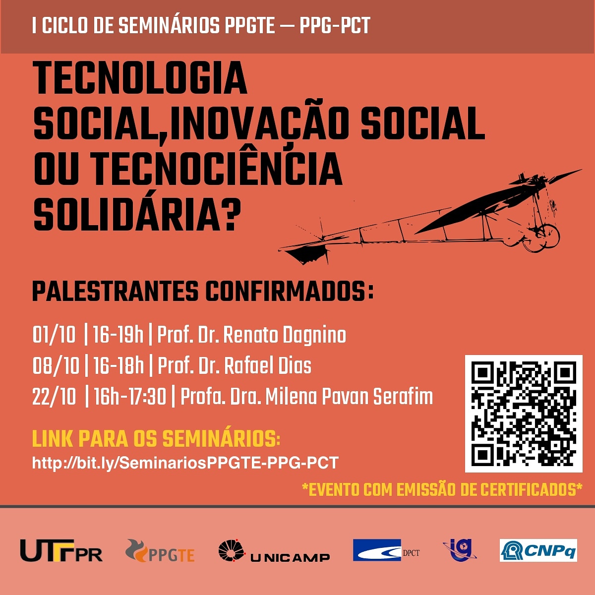 [Evento] I Ciclo de Seminários PPGTE – PPG – PCT: Tecnologia Social, Inovação Social ou Tecnociência Solidária?